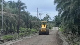 PUPR Aceh Barat Lakukan Peningkatan Ruas Jalan di Desa Marek, Kecamatan Kaway XVI, Kabupaten Aceh Barat /Foto Dok PUPR