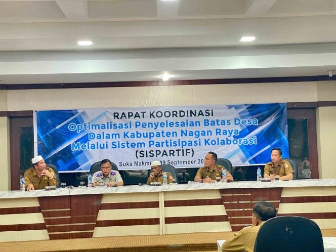 
					Pemkab Nagan Raya Gelar Rakor untuk Percepat Penyelesaian Batas Gampong dengan Sispartif