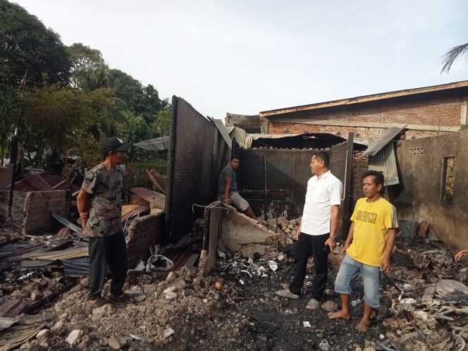 
					Cawabup 01 Yusran Sambangi Korban Musibah Kebakaran di Babahrot