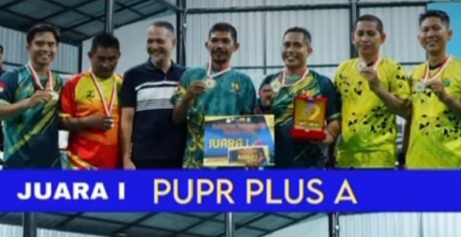 
					Turnamen Harbak PU ke 79, PB PUPR Plus A Sabet Juara 1
