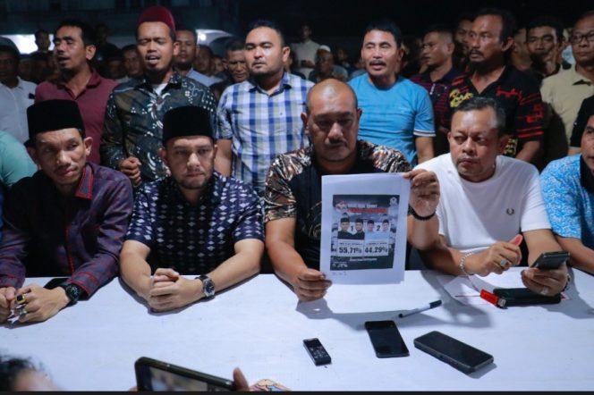 
					Suasana Penuh Haru, Tim Tarmizi-Said Fadheil Deklarasi Kemenangan