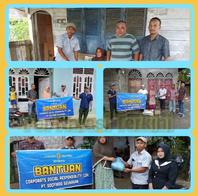 
					CSR Sembako PT Socfindo Seunagan, Penerima Manfaat: Terima Kasih Semoga Berkelanjutan dan Penerima Bisa Bertambah Kedepannya