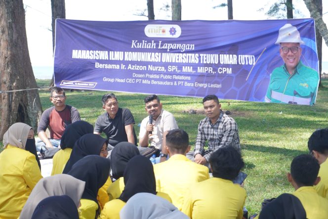 
					Ketua DPD SWI Aceh Barat Menjadi Pemateri Bagi Mahasiswa Ilmu Komunikasi UTU