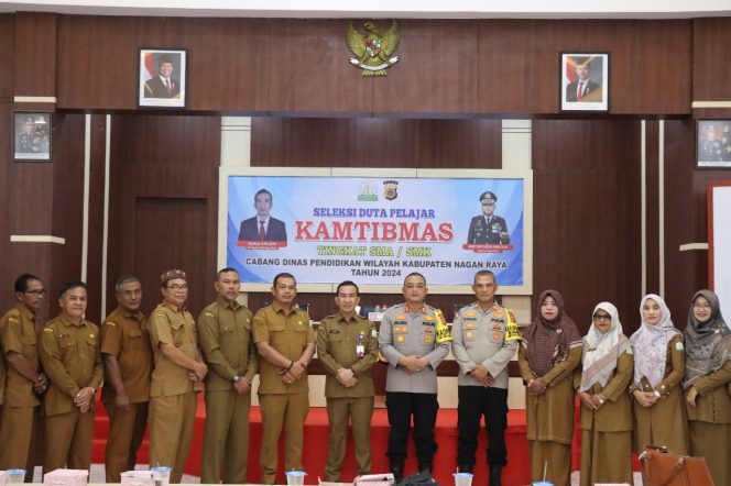 
					Kapolres Nagan Raya Hadiri Seleksi Duta Pelajar Kamtibmas, Tingkatkan Kesadaran Pelajar dalam Menjaga Kamtibmas