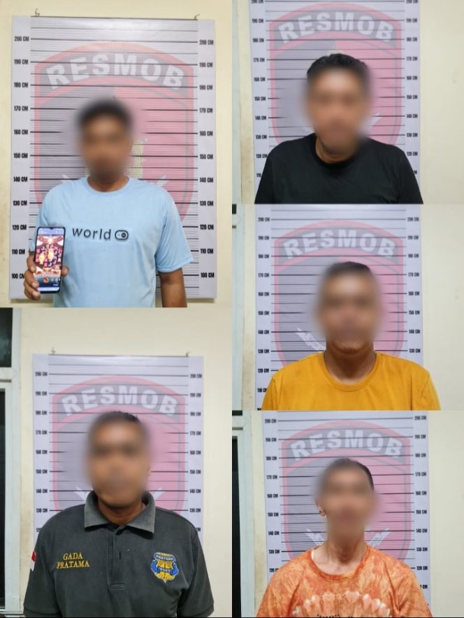 
					Respon Cepat Atas Laporan Warga, Satreskrim Polres Aceh Selatan Tangkap 5 Pelaku Judi Online
