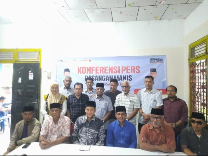 
					Gelar Konferensi Pers, H Mirwan : Kemenangan Pasangan MANIS adalah Kemenangan Rakyat Aceh Selatan