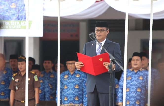 
					Peringatan HUT KORPRI Tahun 2024, Pj. Sekda Kab Aceh Selatan : Mari Dukung Asta Cita Presiden Prabowo