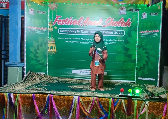 
					Gampong Ie Itam Tunong Aceh Barat Gelar Festival Anak Shaleh