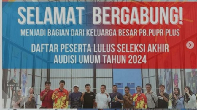 
					PB PUPR Plus Umumkan Hasil Akhir Seleksi Atlet Bulutangkis 2024