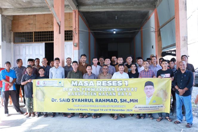 
					Wakil Ketua II DPRK Nagan Raya Gelar Reses di Dapil I, Serap Aspirasi Masyarakat