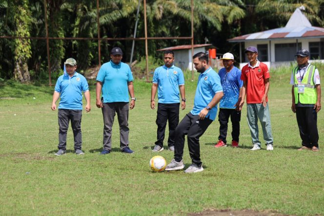 
					Ketua KNPI Nagan Raya Buka Acara Turnamen Sepakbola Usia Dini