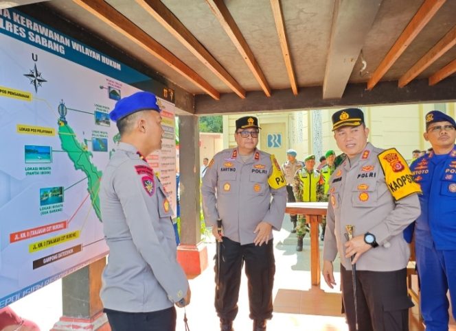 
					Pastikan Kesiapan Personel, Kapolda Aceh Cek Pos Pelayanan Ops Lilin Seulawah 2024 di Sabang