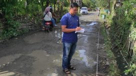 Tim PUPR Aceh Barat Lakukan Survey Akses jalan menuju wisata punti, Aceh Barat (Senin 27/1/2025/ foto/ist