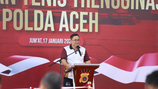 
					Irjen Achmad Kartiko Resmikan Lapangan Tenis Trengginas Polda Aceh