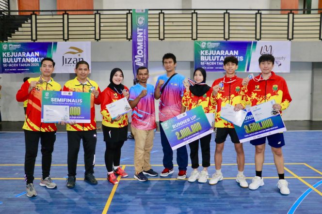 
					PB PUPR Plus Aceh Barat Berhasil Boyong Sejumlah Juara Badminton Cup Aceh 2025