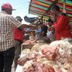 Pasokan Daging Di Pasar Meulaboh, Kabupaten Aceh Barat, Foto Dani Kamis (27/2/2025)