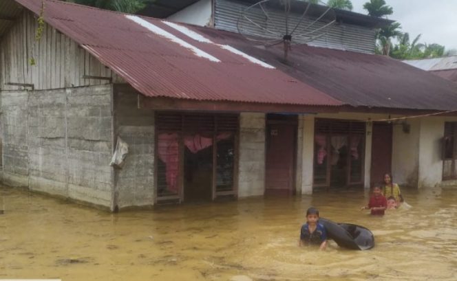 
					Banjir Rendam 4 Kecamatan di Aceh Barat