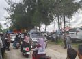 Ciptakan Suasana Damai dan Kondusif di Momen Libur Idul Fitri 1446 H, Personel Pos Pam Polres Aceh Selatan Patroli di Tempat Wisata
