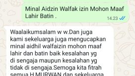 Akun Whats App Palsu Catut Foto dan Nama Bupati Mirwan. Rabu 2/4/2025. | foto : ist