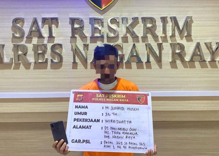 Polisi berhasil Amankan Dua Terduga Pelaku Penjambretan di Simpang Peut, Kamis (10/4/2025). | foto : Narasiterkini