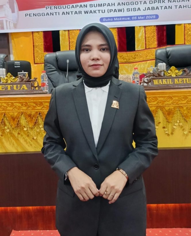 
					Rauzatul Jannah: Karena Saya Perempuan Satu-satunya di DPRK Nagan Raya Maka Saya Perjuangkan Aspirasi untuk Perempuan dan Anak