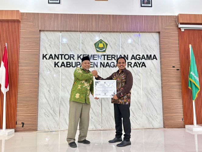 
					Kemenag Nagan Raya Kembali Raih Penghargaan IKPA Sempurna