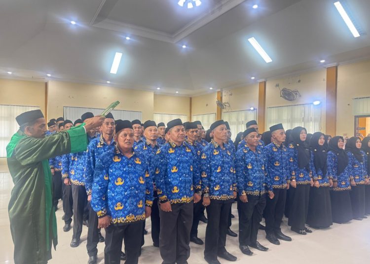 159 PPPK Kemenag Nagan Raya Dilantik oleh Menteri Agama, Senin (26/5/2025). | Foto :ist