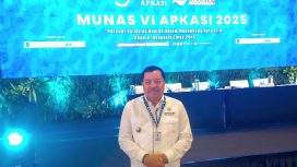 Bupati Nagan Raya Menghadiri Munas VI Apkasi di Minahasa Utara, Jum'at (30/5/2025). 