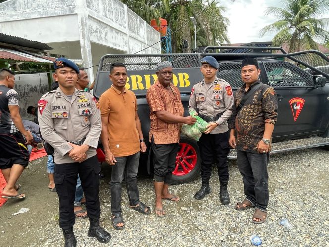
					Batalyon C Pelopor Brimob Polda Aceh Bagikan 440 Paket Daging Qurban