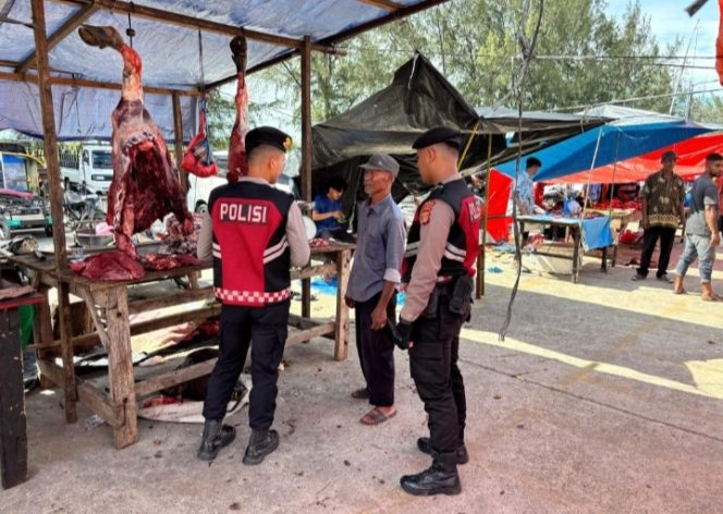 
					Pastikan Suasana Pasar Kondusif di Hari Meugang, Ditsamapta Polda Aceh Gelar Patroli Humanis