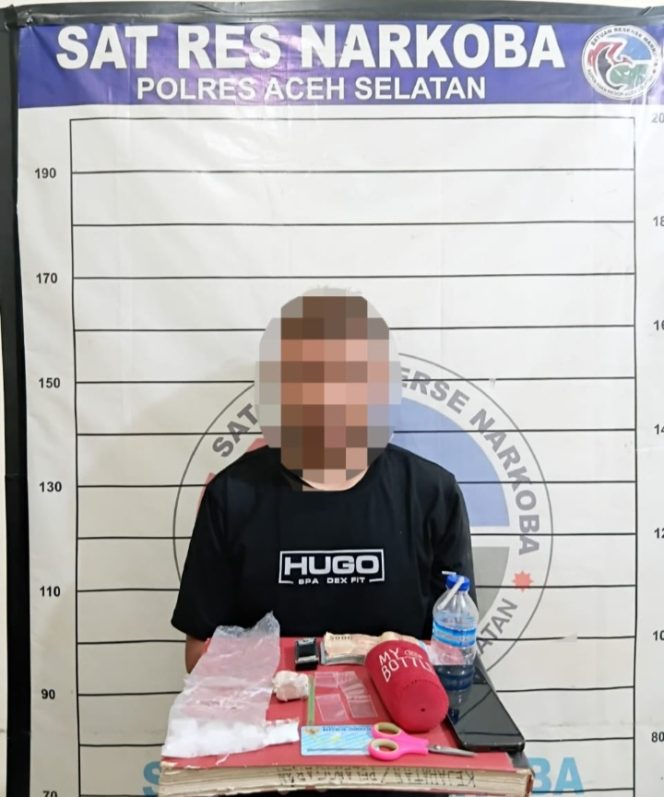 
					Upaya Pemberantasan Narkotika Terus Digencar, Polres Aceh Selatan Berhasil Tangkap Residivis dan BB