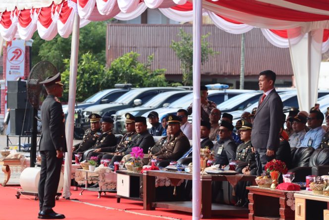 
					HUT Bhayangkara ke 79, Bupati Aceh Selatan Pimpin Upacara