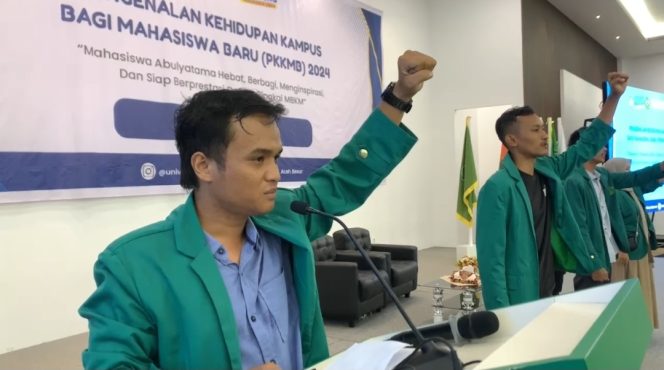 
					“Presma Harus Berani Kawal Transparansi Anggaran Mahasiswa” – Tegas Imam Gunawan, Demisioner Presma Universitas Abulyatama. Selasa (29/7/2025). | Foto : Ikhsan