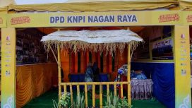 DPD KNPI ikut memeriahkan HUT NAGAN Raya yang ke-23. Minggu (20/7/2025). | Foto: Ikhsan