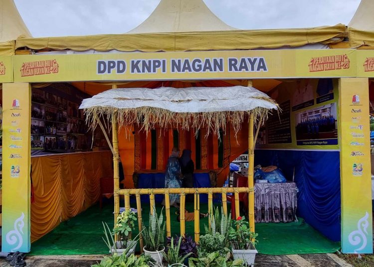 DPD KNPI ikut memeriahkan HUT NAGAN Raya yang ke-23. Minggu (20/7/2025). | Foto: Ikhsan