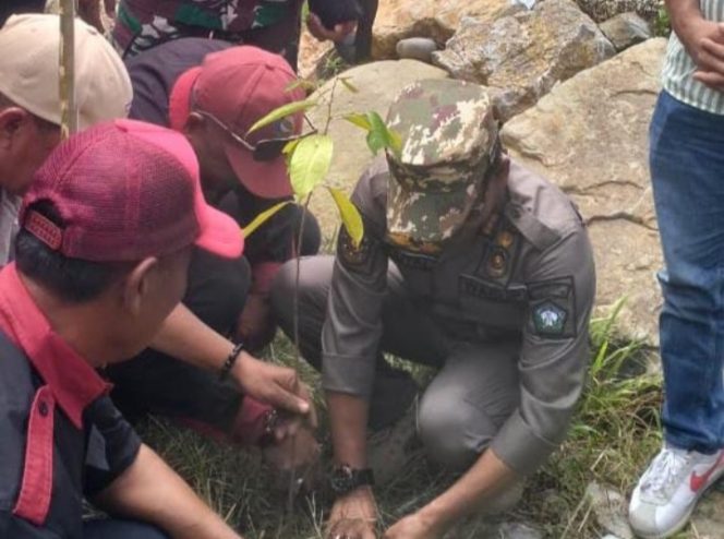 
					Momen HLH, Wabub Baital Mukadis bersama Forkopimda Laksanakan Kegiatan Penanam Pohon