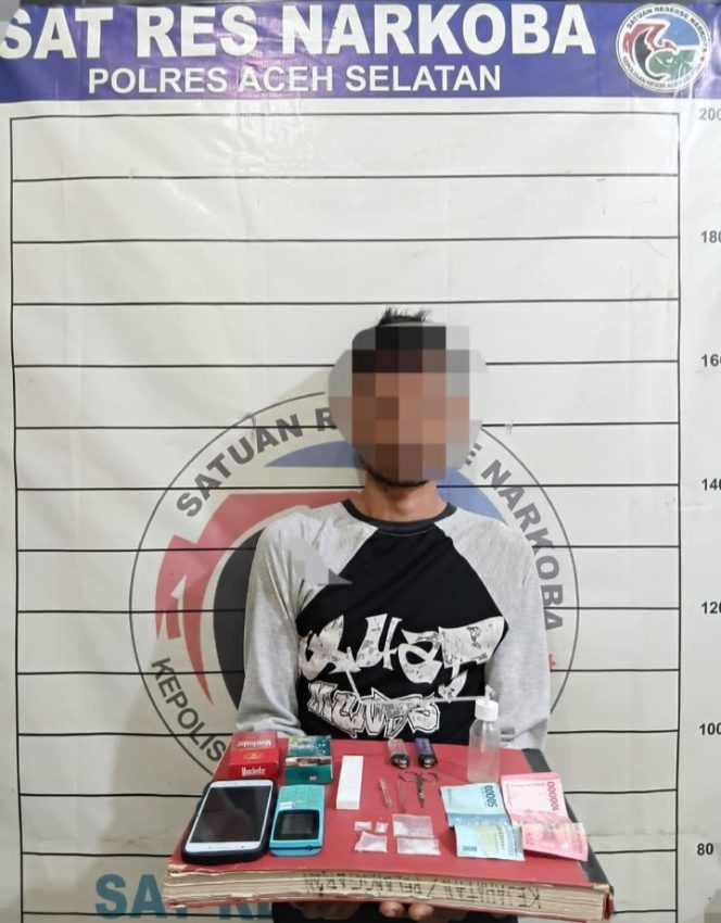 
					Baru Hirup Udara Segar, Seorang Residivis Kembali Ditangkap Tim Satresnarkoba Polres Aceh Selatan