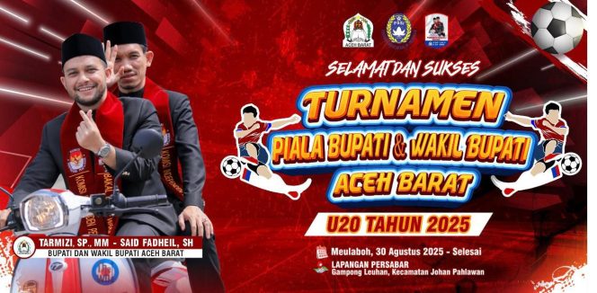 
					Bupati Aceh Barat Gelar Turnamen Sepakbola Piala Bupati U 20, Persiapan Menuju Liga 4