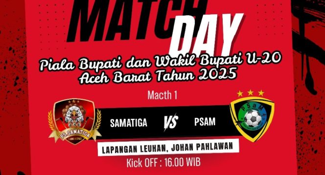 
					Piala Bupati Aceh Barat U-20, Putaran Ketiga Akan Berlangsung di Dua Lokasi