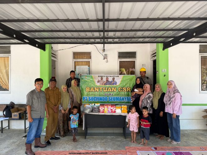 
					Bentuk Komitmen Cegah Anak Gizi Buruk dan Stunting, PT Socfindo Seumayam Salurkan Pemberian Makanan Tambahan