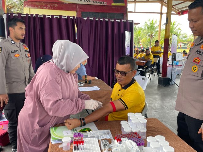 
					Ratusan Personel Brimob Batalyon C Pelopor Jalani Pemeriksaan Kesehatan Berkala