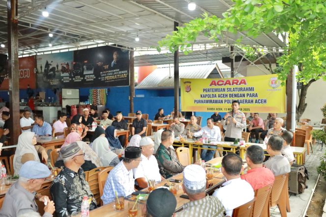 
					Temu Ramah, Kapolda Ajak PP Polri Aceh untuk Jaga Keakraban dan Perkuat Kebersamaan