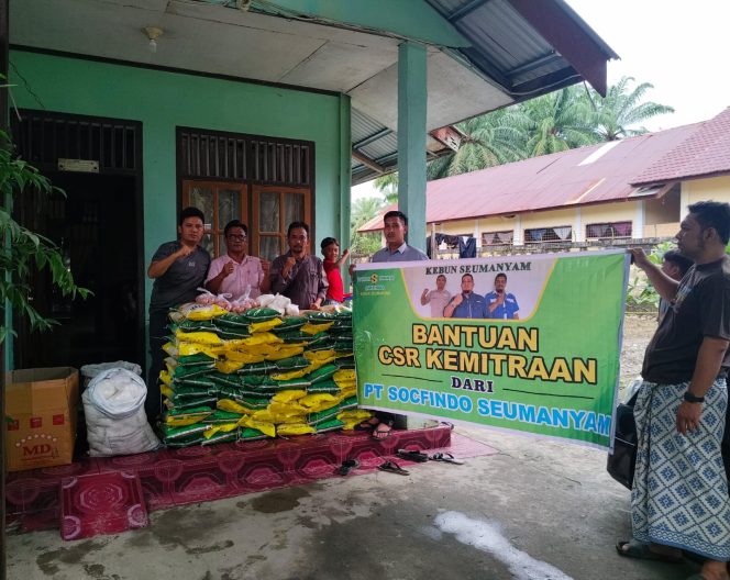 
					Respon Cepat, PT Socfindo Seumayam Bantu Masyarakat Lingkungan Perusahaan Terdampak Banjir