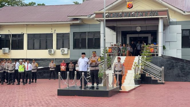 
					Polres Nagan Raya Gelar Apel Pasukan Operasi Lilin Seulawah 2025