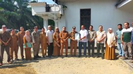 Team Pemkab Nagan Raya Tutup HGU Pt KIM yang Bersama dengan Masyarakat. | Foto : Ist