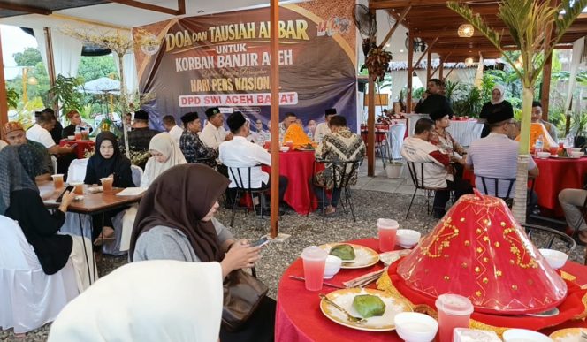 
					Peringati HPN, SWI Aceh Barat Gelar Tausiah Akbar Dan Doa Untuk Korban Banjir