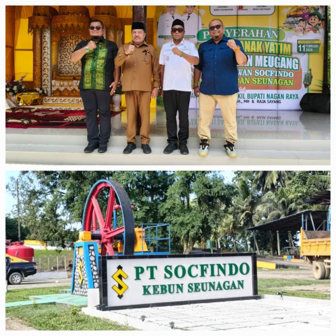 
					Setiap Tahunnya Berkomitmen Salurkan CSR, Bupati Nagan Raya Beri Apresiasi untuk PT Socfindo Seunagan