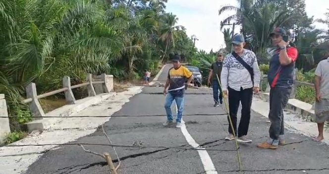 
					Jembatan Gunong Panyang Woyla Timur Rusak, PUPR Aceh Barat Akan Lakukan Penanganan Darurat