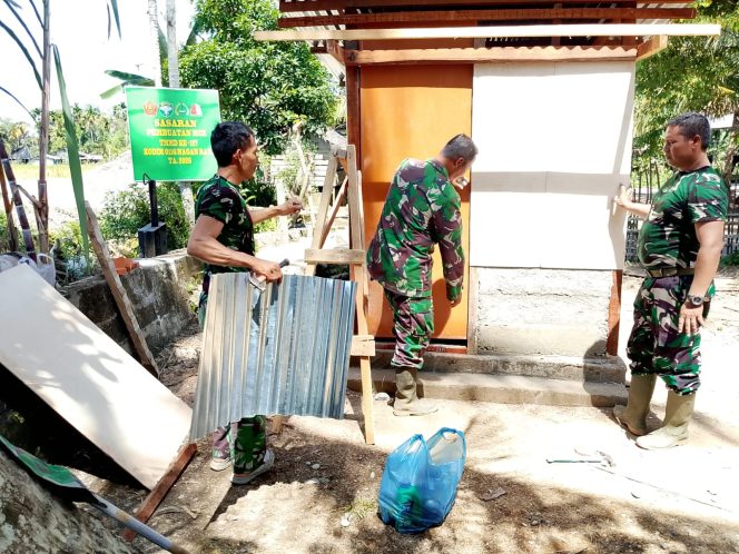 
					Bentuk Kepedulian, Satgas TMMD Kodim Nagan Raya Fokus Tingkatkan Kesehatan Warga