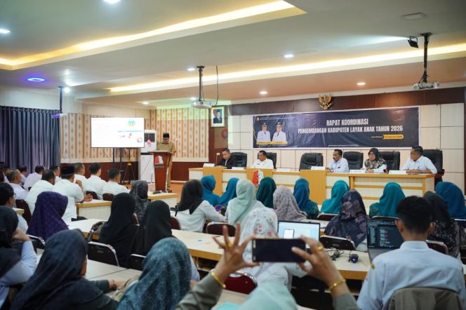 
					Bupati Nagan Raya Buka Rakor Gugus Tugas KLA 2026, Targetkan Kategori Utama